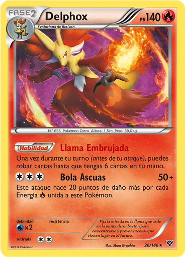 Delphox (Reverse Holo)