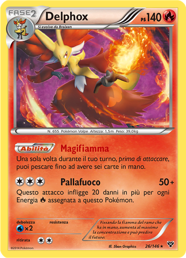 Delphox (Reverse Holo)