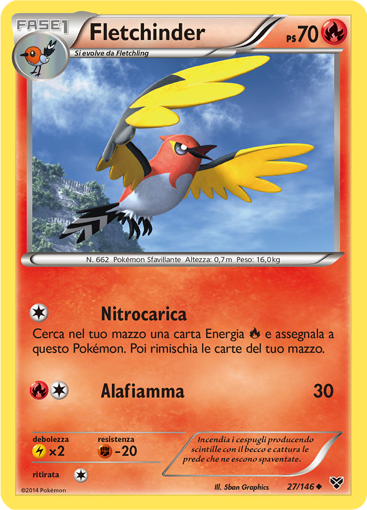 Fletchinder (Reverse Holo)