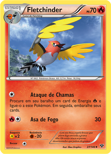 Fletchinder (Reverse Holo)