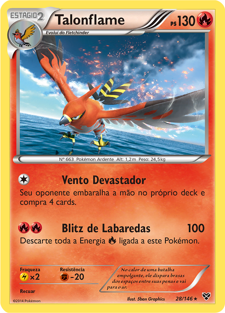 Talonflame (Reverse Holo)