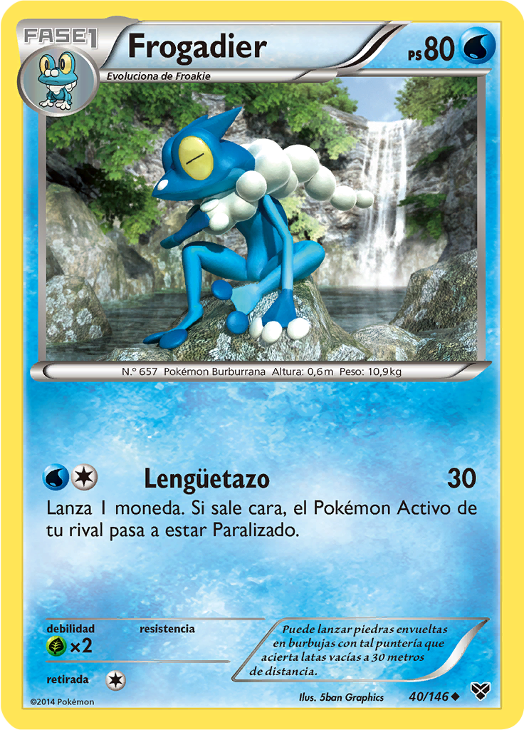 Frogadier (Reverse Holo)