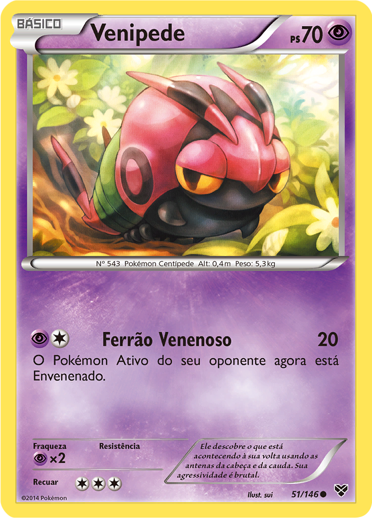 Venipede (Reverse Holo)