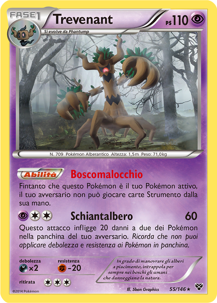 Trevenant (Reverse Holo)
