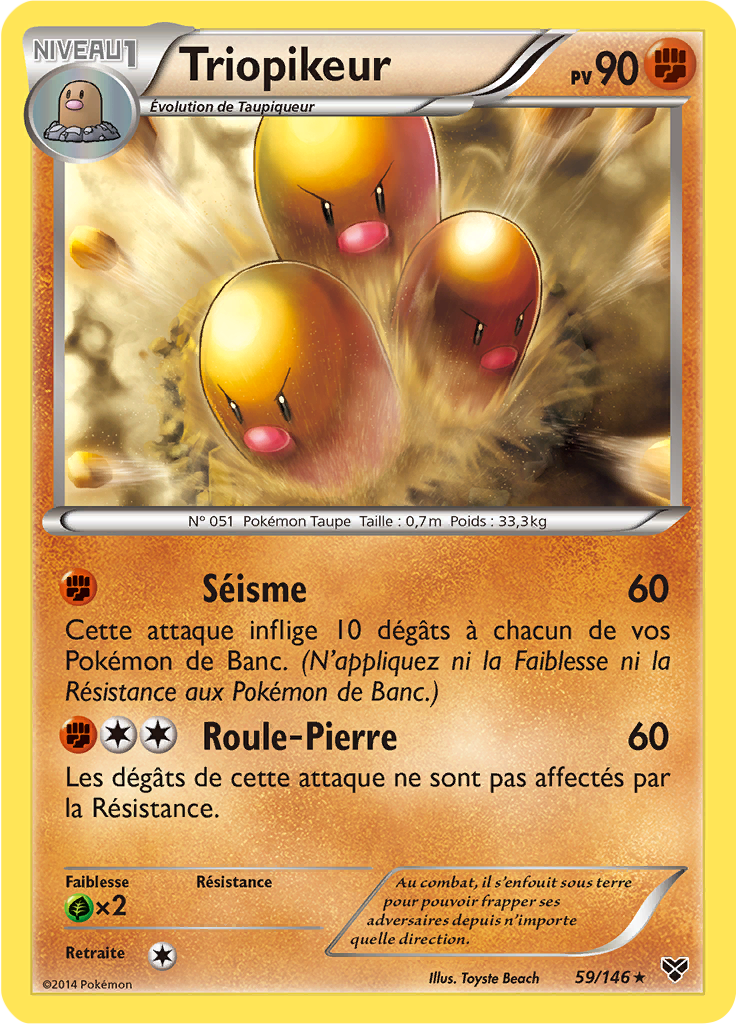 Triopikeur (Reverse Holo)