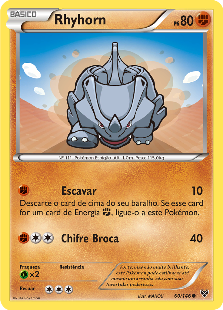Rhyhorn (Reverse Holo)