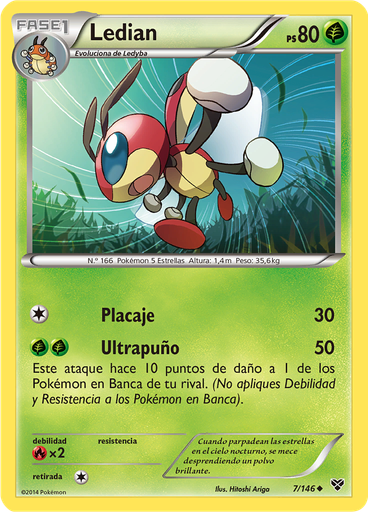 Ledian (Reverse Holo)