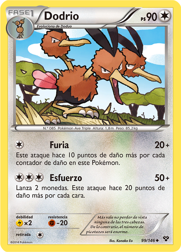 Dodrio (Reverse Holo)
