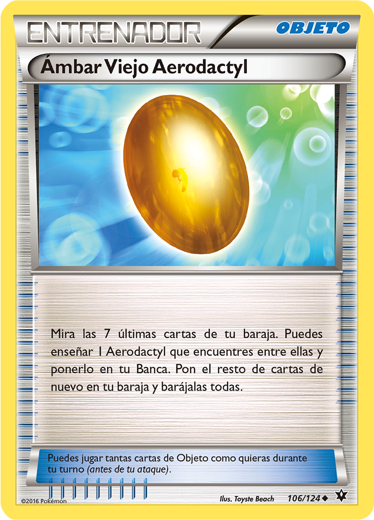 Ámbar Viejo Aerodactyl