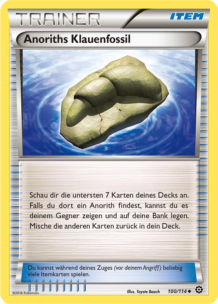 Anoriths Klauenfossil
