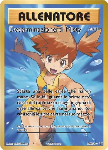 Determinazione di Misty — Evoluzioni