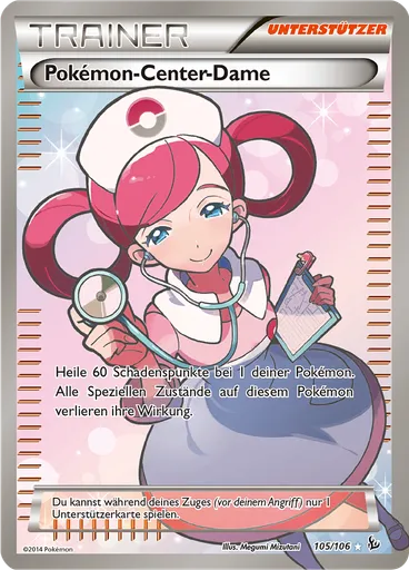 Pokémon-Center-Dame — Flammenmeer