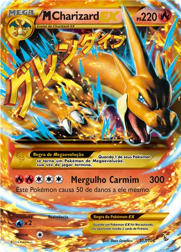 M-Charizard EX — Flash de Fogo