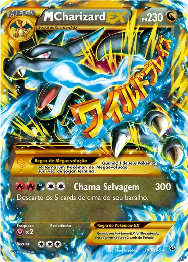 M-Charizard EX — Flash de Fogo