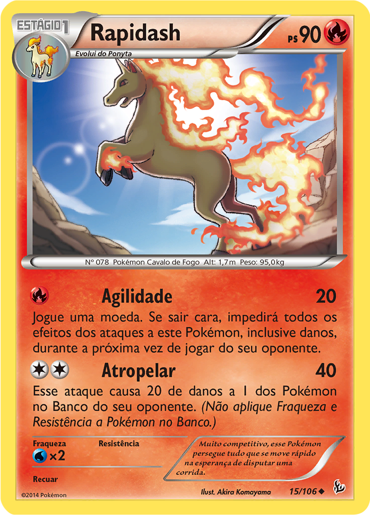 Rapidash (Reverse Holo)