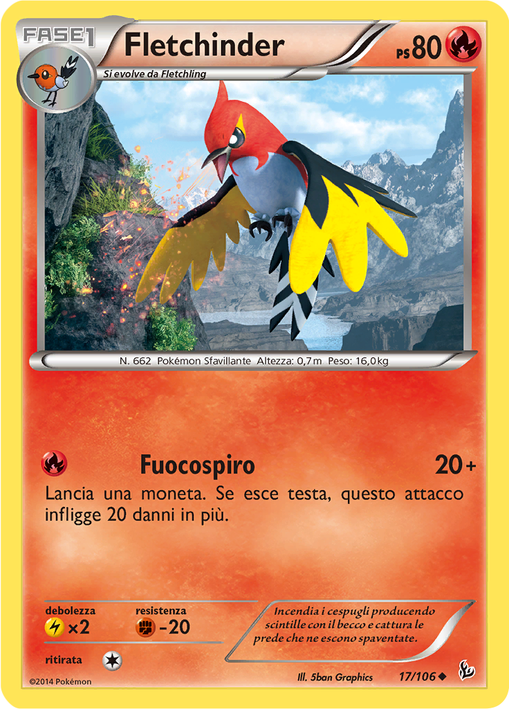Fletchinder (Reverse Holo)