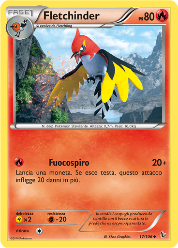 Fletchinder (Reverse Holo)