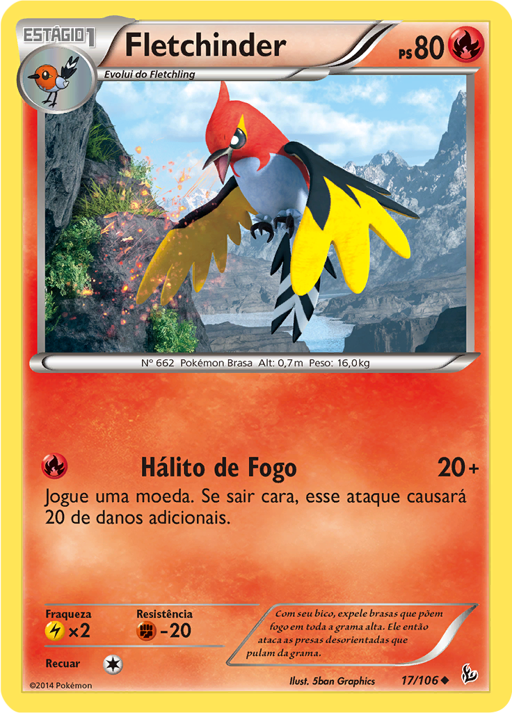Fletchinder (Reverse Holo)