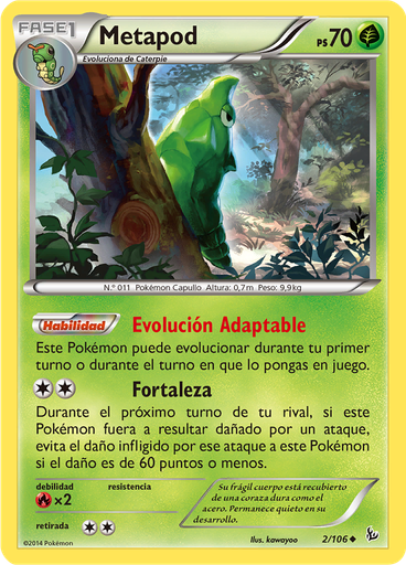 Metapod (Reverse Holo)