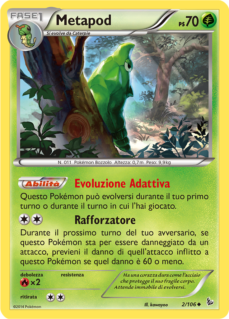 Metapod (Reverse Holo)