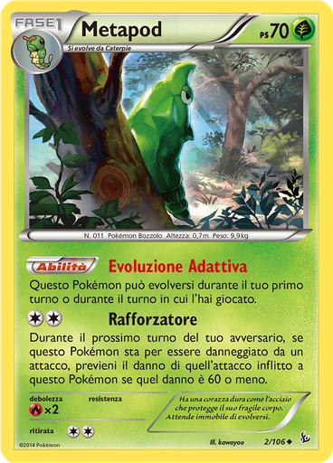 Metapod (Reverse Holo)