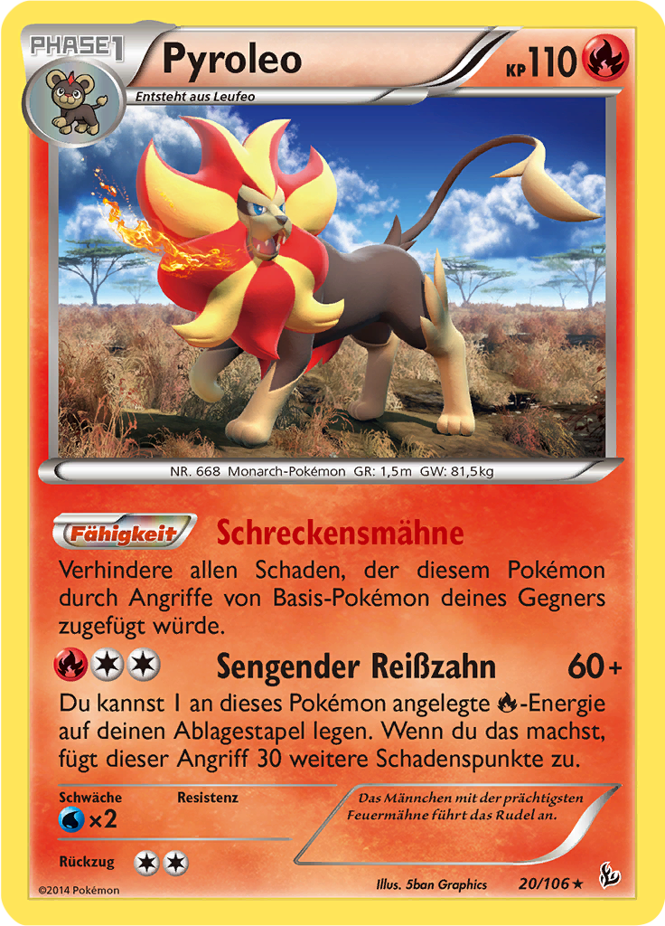 Pyroleo (Reverse Holo)