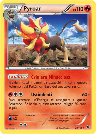 Pyroar (Reverse Holo)
