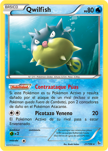Qwilfish (Reverse Holo)
