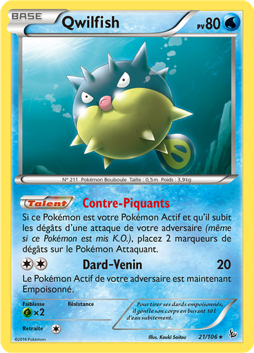 Qwilfish (Reverse Holo)