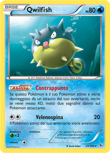 Qwilfish (Reverse Holo)