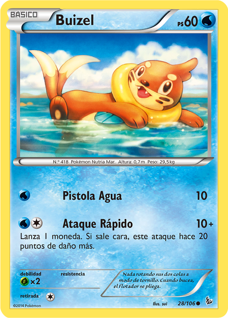 Buizel (Reverse Holo)