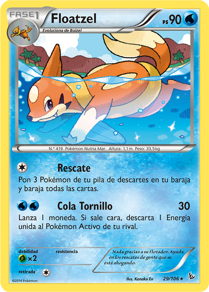 Floatzel (Reverse Holo)