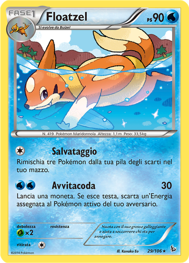 Floatzel (Reverse Holo)