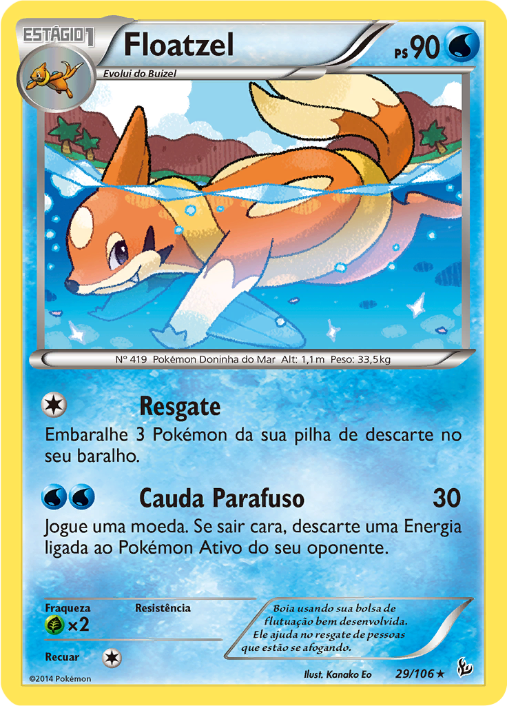 Floatzel (Reverse Holo)