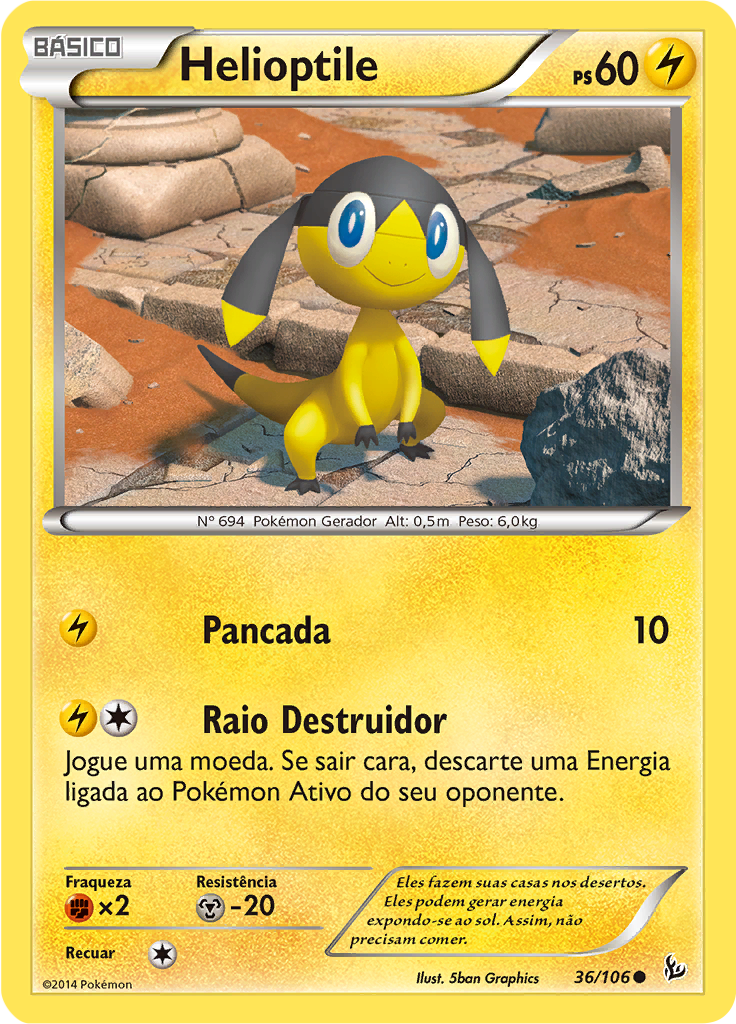 Helioptile (Reverse Holo)