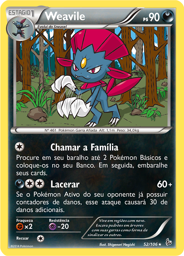 Weavile (Reverse Holo)