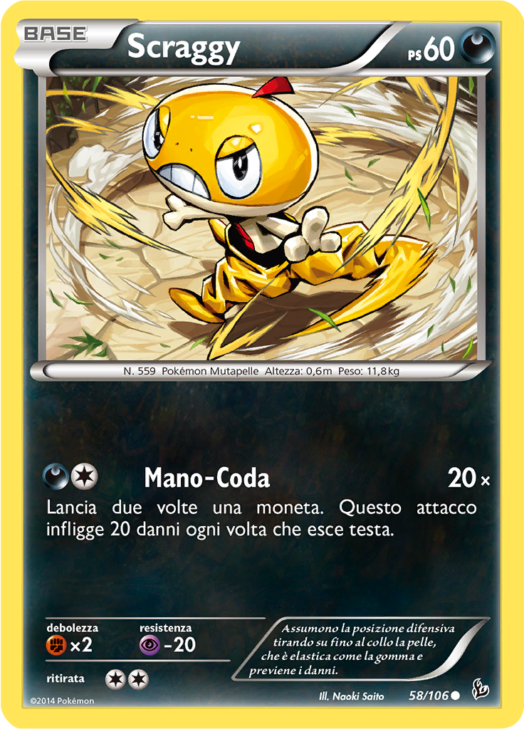 Scraggy (Reverse Holo)