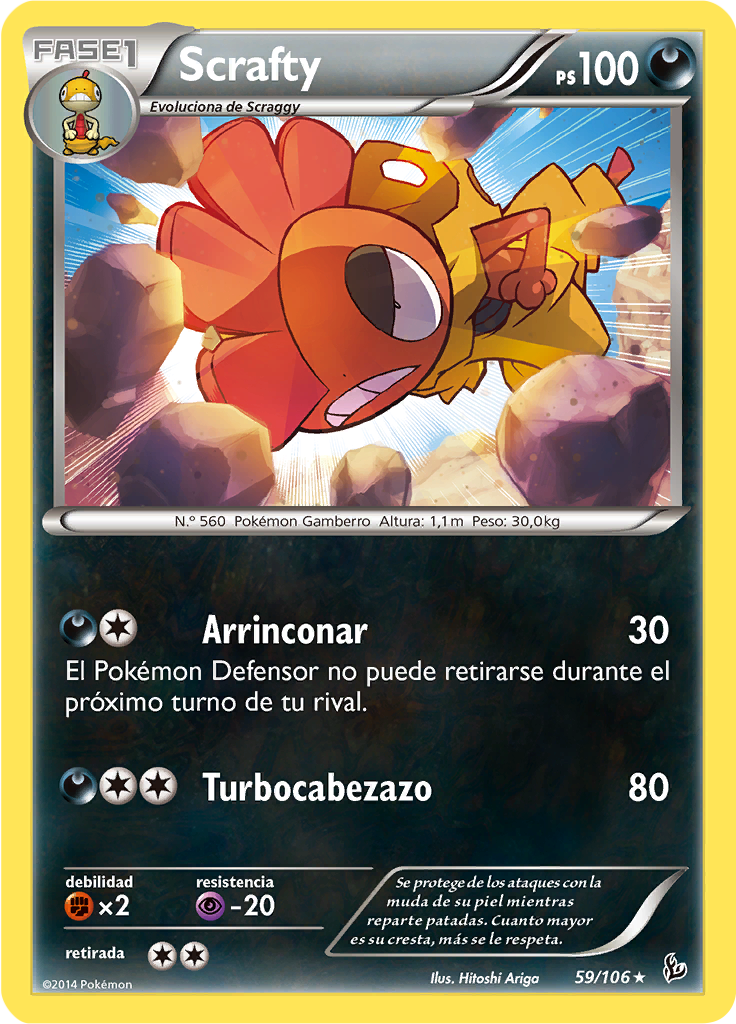 Scrafty (Reverse Holo)
