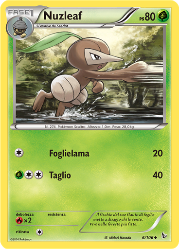 Nuzleaf (Reverse Holo)