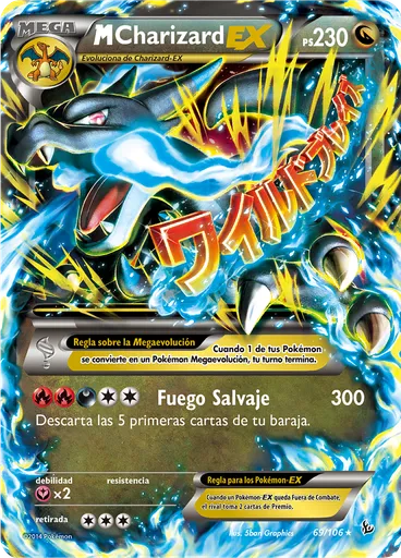 M-Charizard EX — Destellos de Fuego