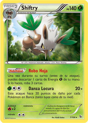 Shiftry (Reverse Holo)