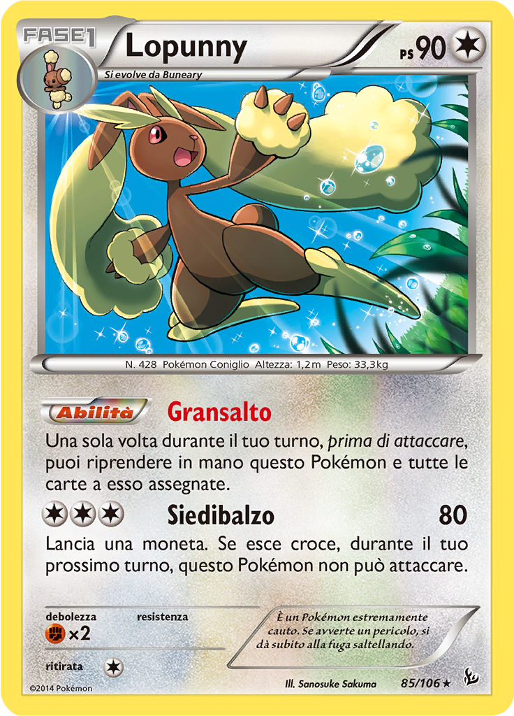 Lopunny (Reverse Holo)