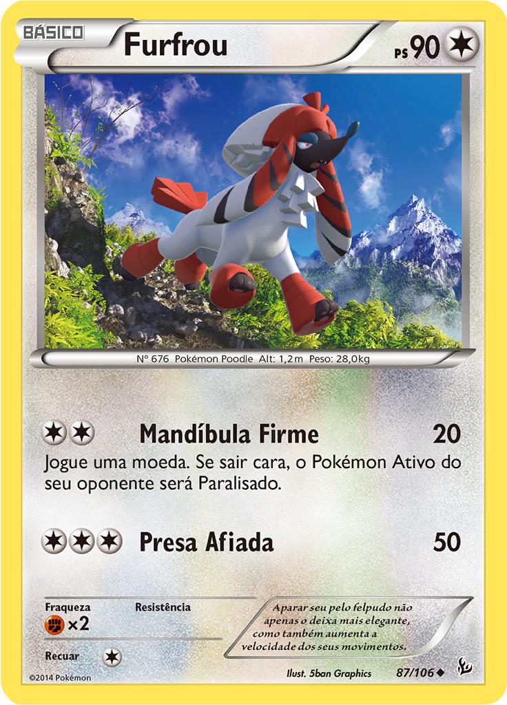 Furfrou (Reverse Holo)