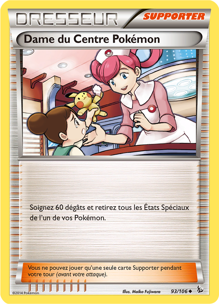 Dame du Centre Pokémon (Reverse Holo)