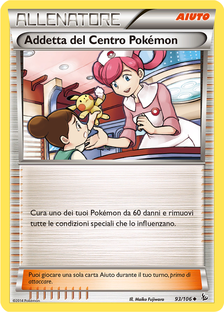 Addetta del Centro Pokémon (Reverse Holo)