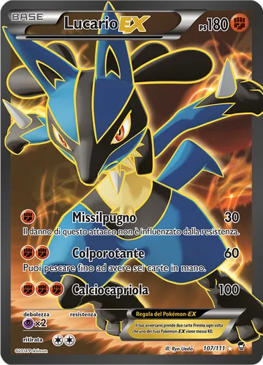 Lucario EX — Colpi Furiosi