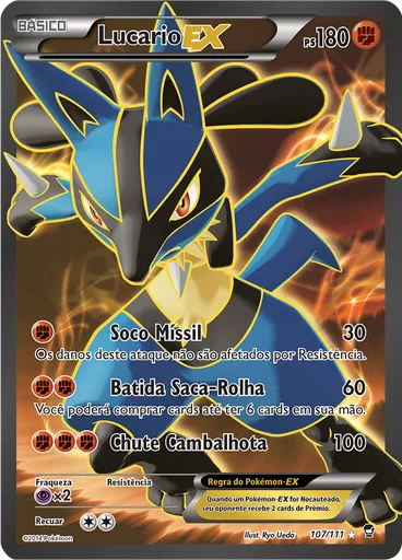 Lucario EX — Punhos Furiosos