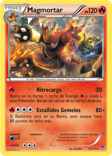 Magmortar (Reverse Holo)