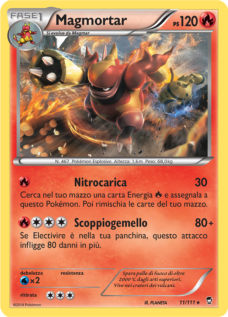 Magmortar (Reverse Holo)