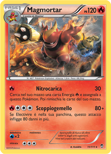 Magmortar (Reverse Holo)